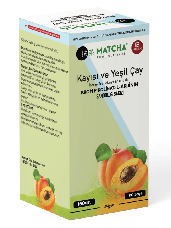 Matcha me shije kajsie