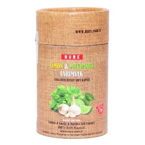 Kapsula hudher,majdanoz dhe limon